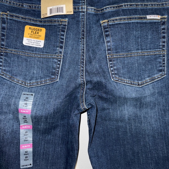 Carhartt Blue Straight Leg Jeans Classic Style - Picture 5 of 6